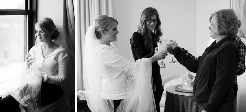 bride getting ready for Syracuse, NY wedding