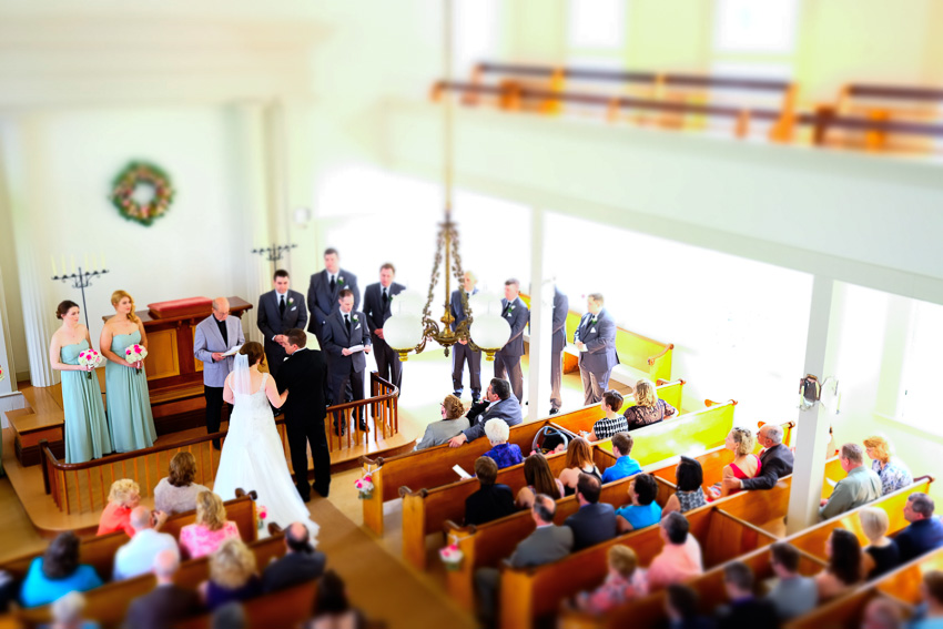 Farmers' Museum wedding ceremony