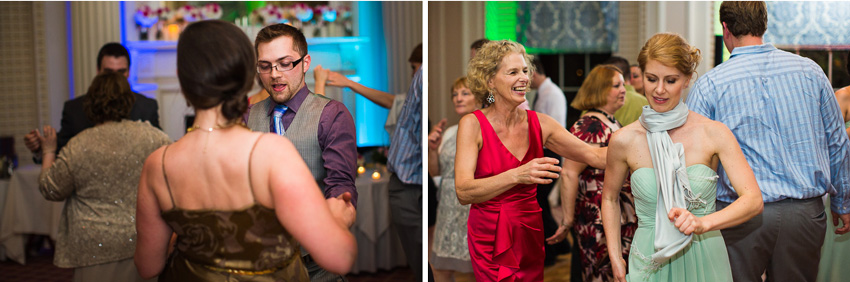 dancing at Otesaga wedding reception