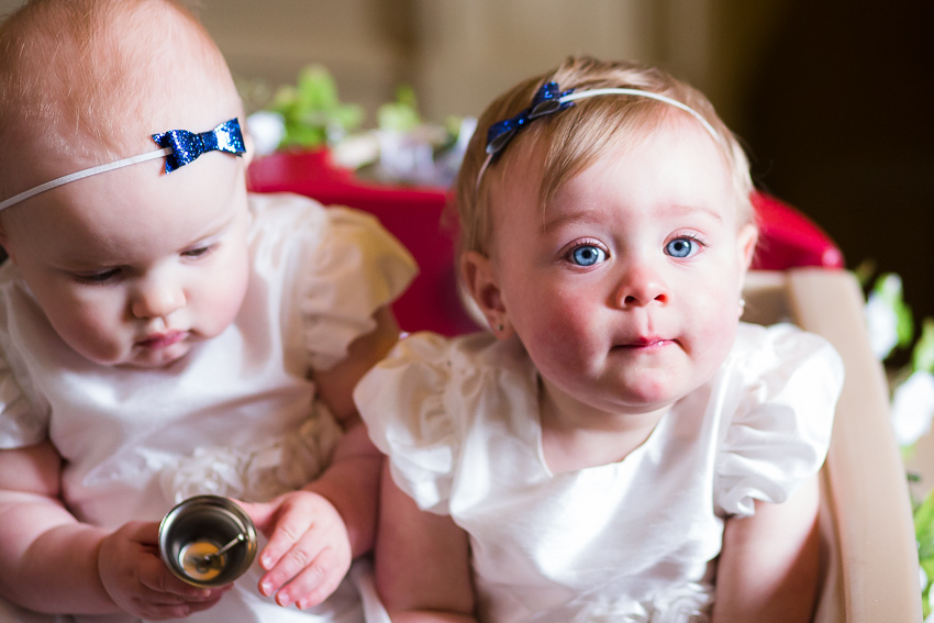 flower girls at Syracuse University wedding