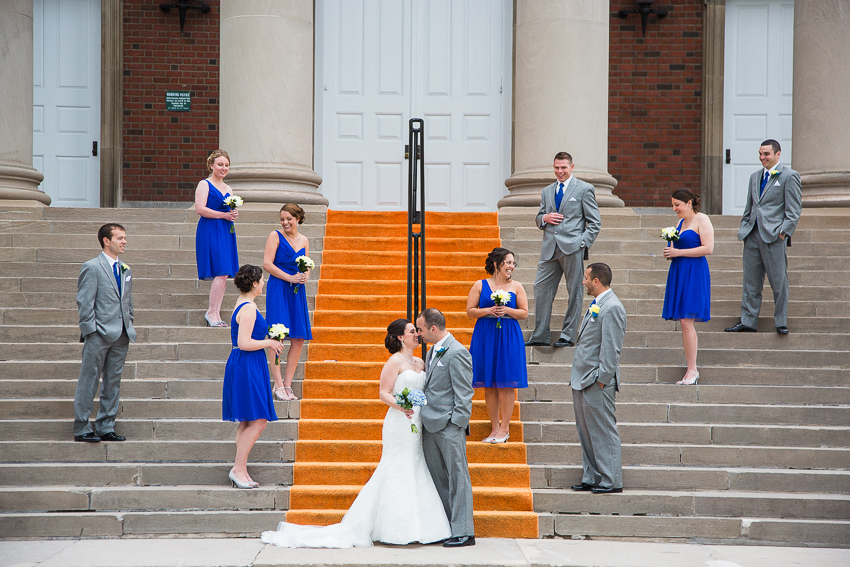 wedding party at Hendricks Chapel