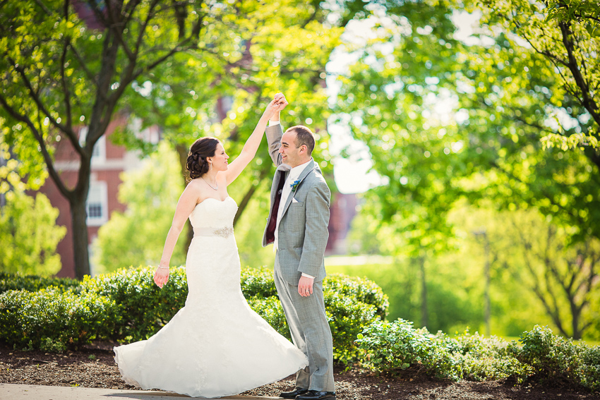 modern wedding photos at Syracuse University