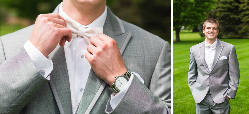 groom portrait at home in east syracuse