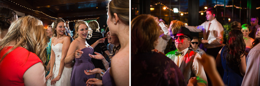 wedding guests at Sherwood Inn reception