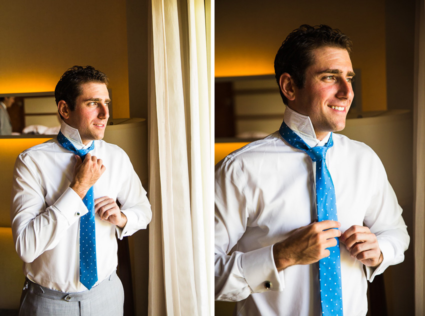 groom portraits at The Lodge at Turning Stone