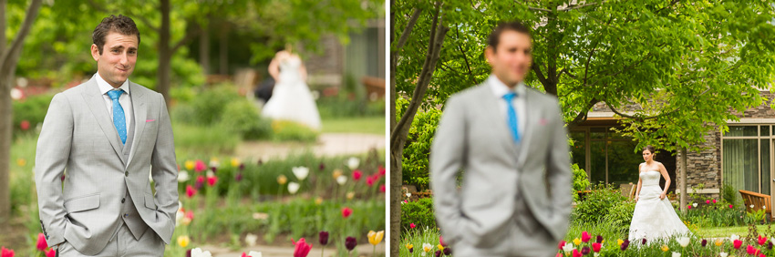 First look photos at Turning Stone Casino wedding