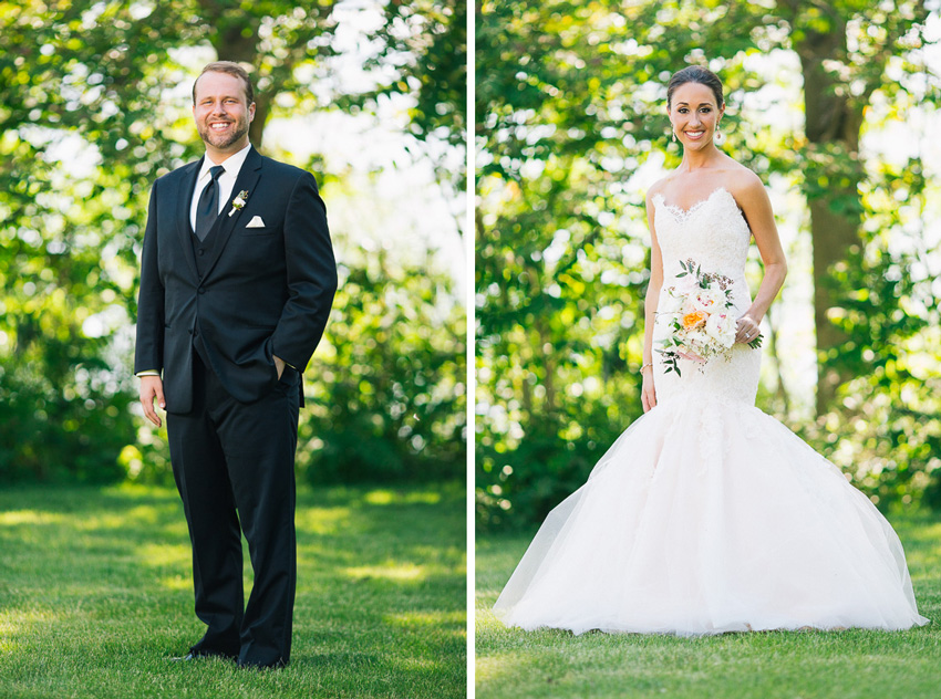 bride and groom wedding portraits at Aurora Inn