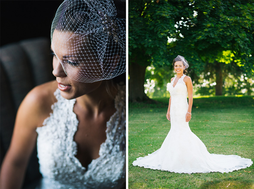 bride portraits at white springs manor in geneva