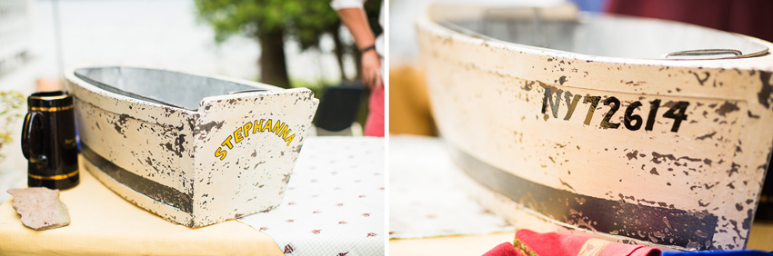 nautical wedding reception themed boat