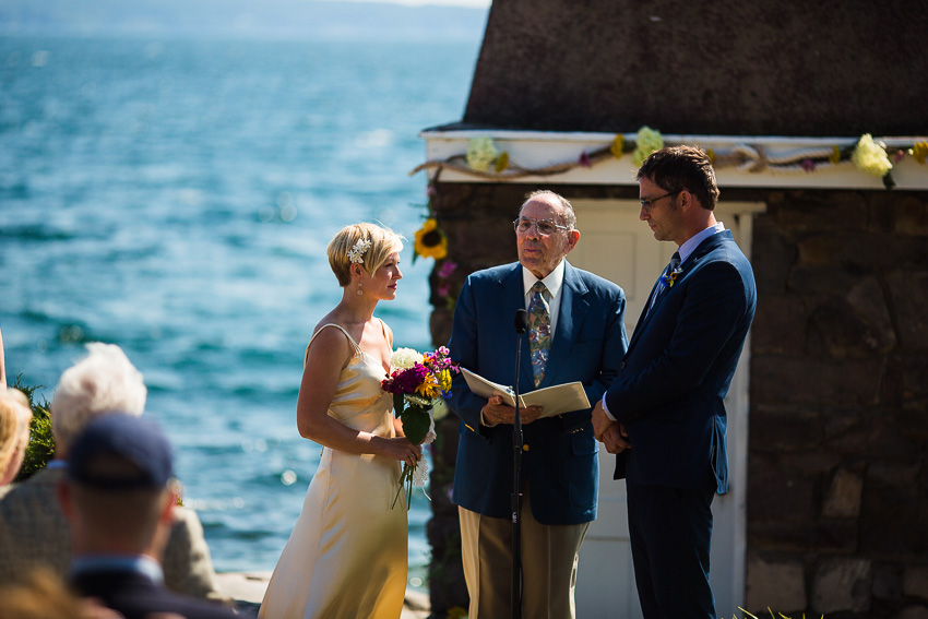 thousand islands wedding ceremony