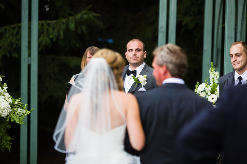 Wedding Ceremony at John Joseph Inn in Groton, NY