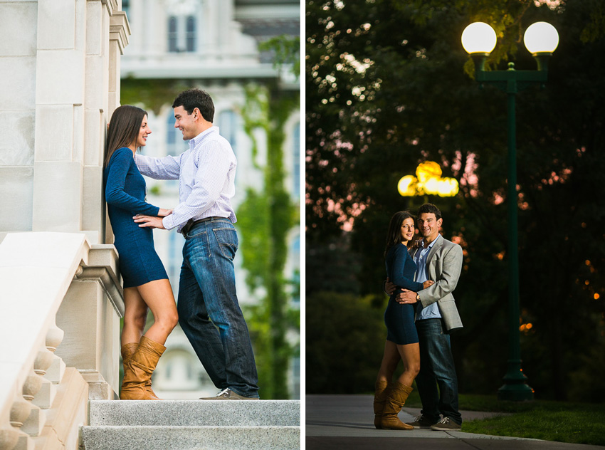 engagement photos at syracuse university