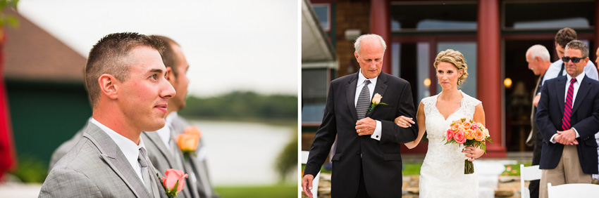 St. Lawrence river wedding ceremony