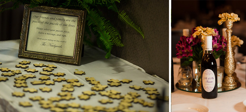 wedding details at DoubleTree Syracuse wedding