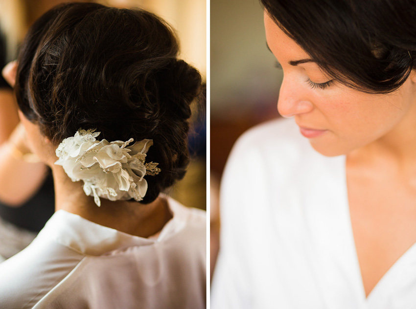bride's hair by Meg Ramsy