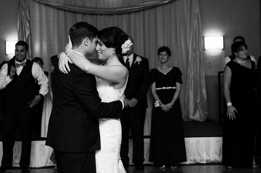 first dance at DoubleTree Syracuse wedding reception
