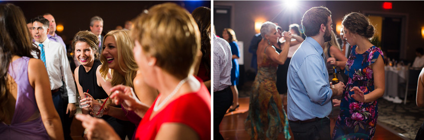 dancing and fun at wedding reception