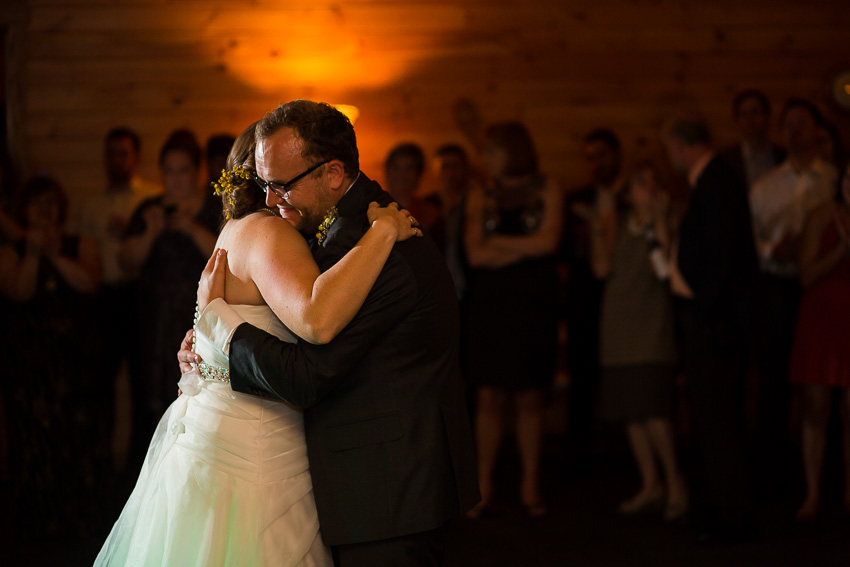 west branch wedding reception first dance