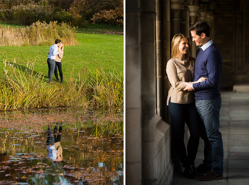 engagement photography at Cornell Plantations