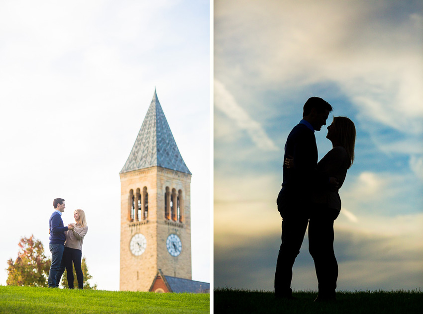 Cornell University engagement photos