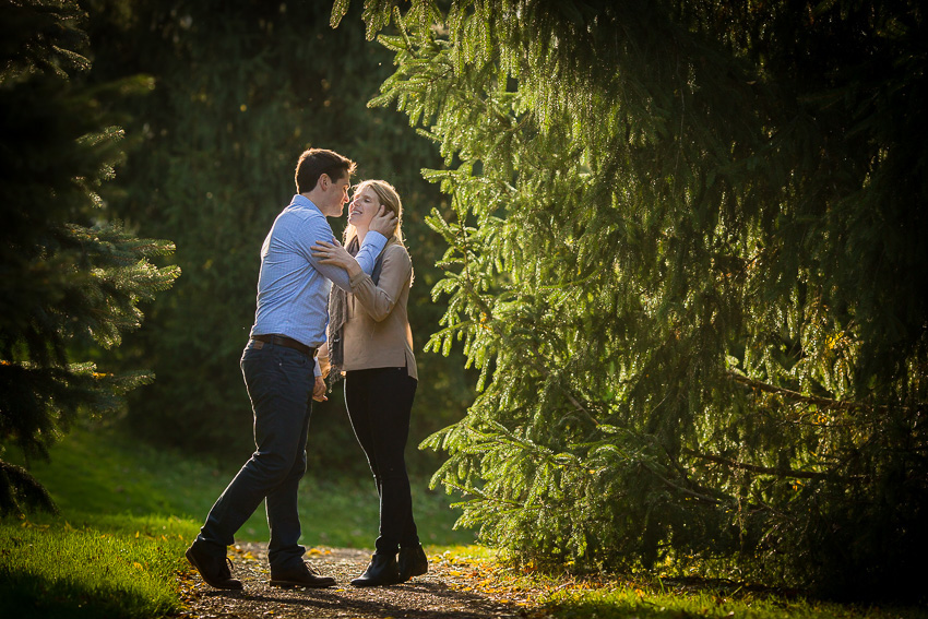 Cornell Plantations Engagement Photography