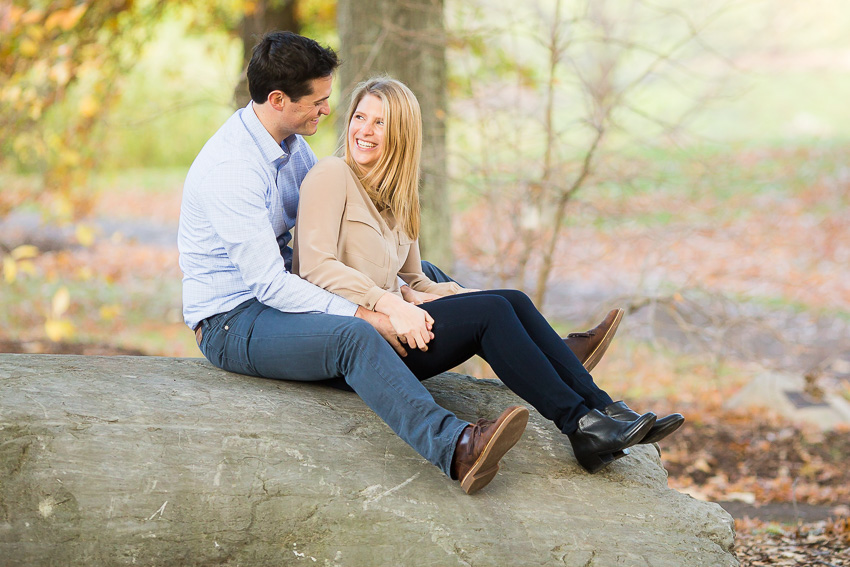 engagement photos at Cornell Plantations