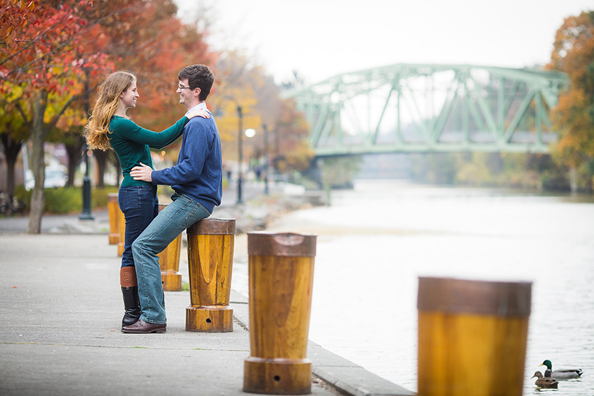 pittsford engagement photos at schoen place