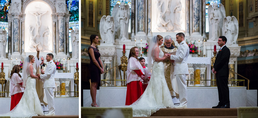 syracuse wedding photos at church of the assumption