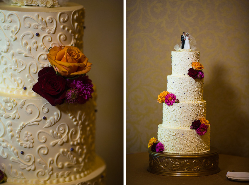 canoli wedding cake by Turning Stone Casino