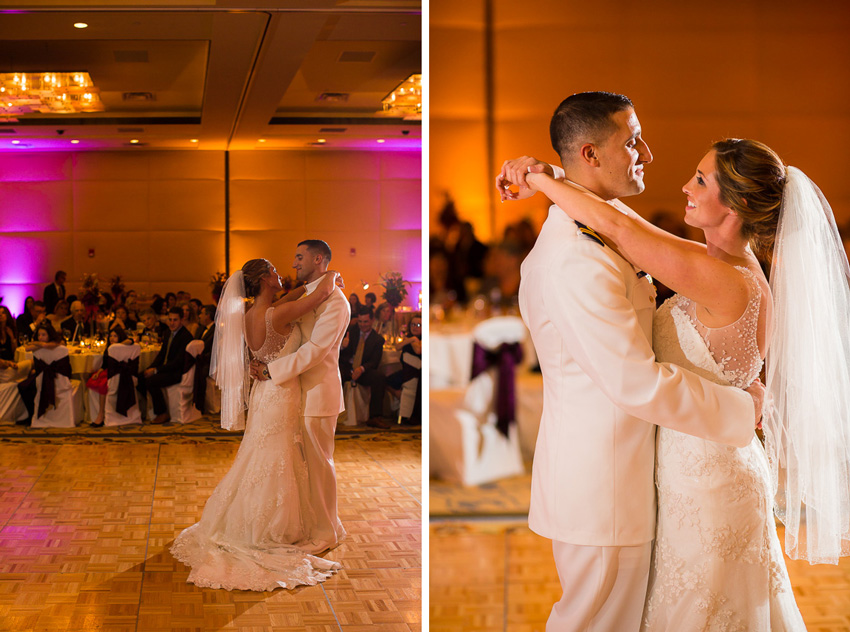 first dance at Cypress Room wedding at Turning Stone