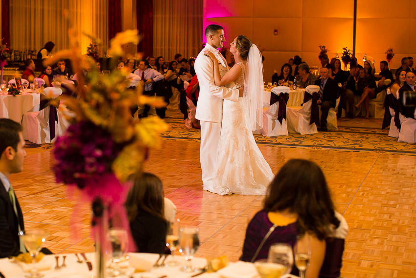 first dance at Cypress Room wedding at Turning Stone