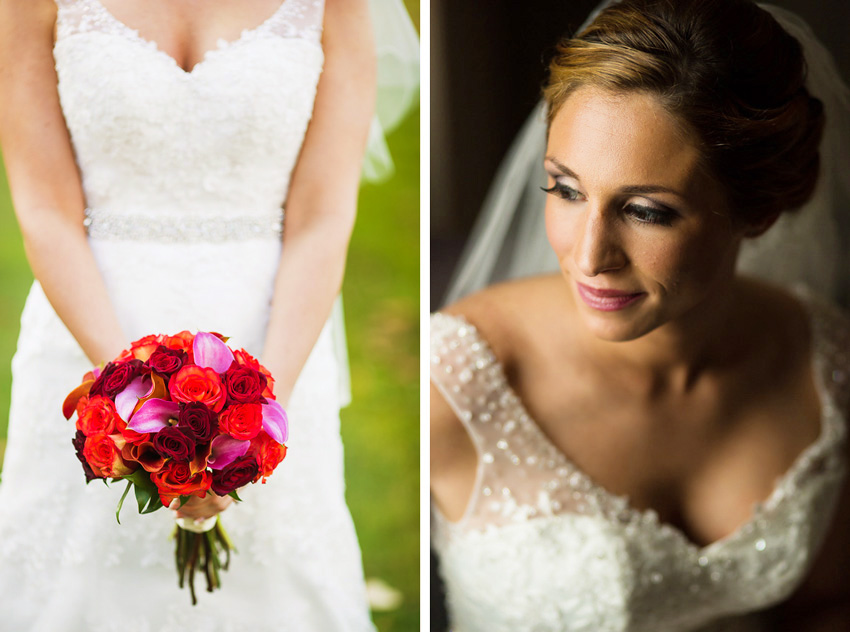 Bride portrait at Turning Stone Casino