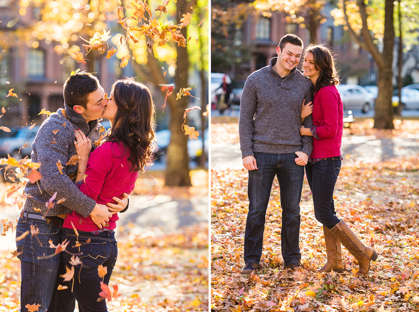 commonwealth ave boston engagement photos