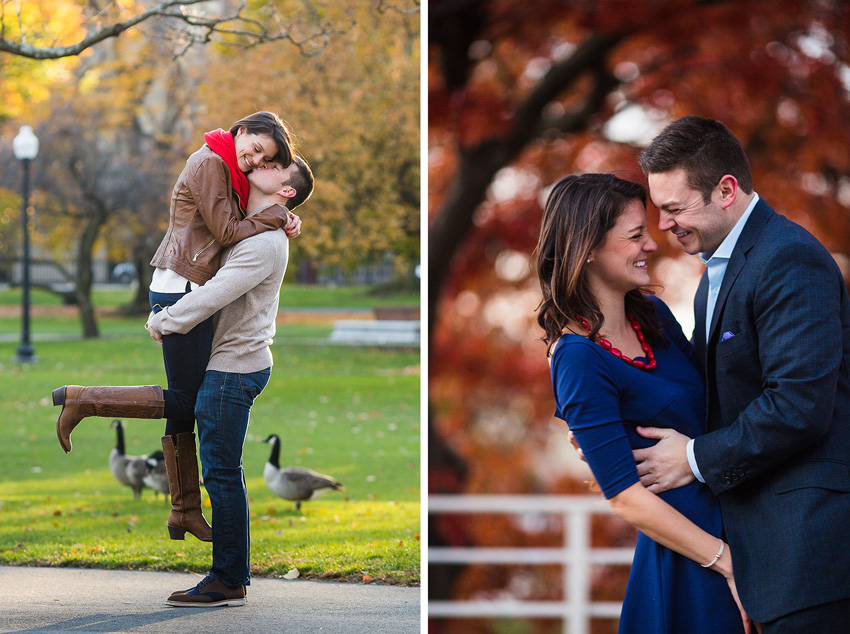 Storrow Drive engagement photos