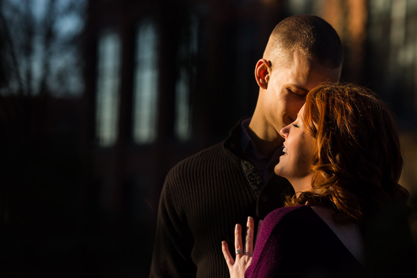 spring engagement photos in syracuse