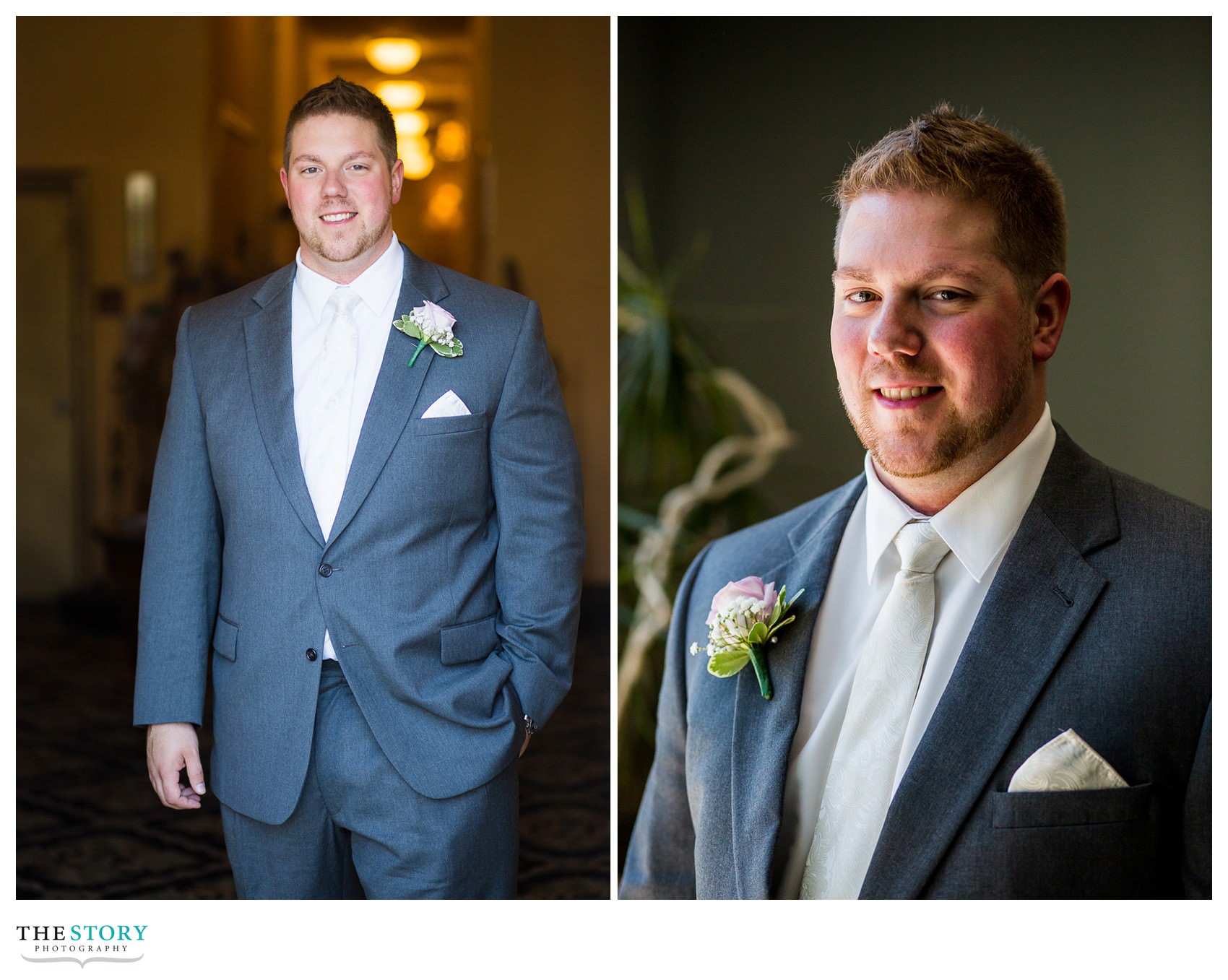 groom's portraits at Genesee Grande