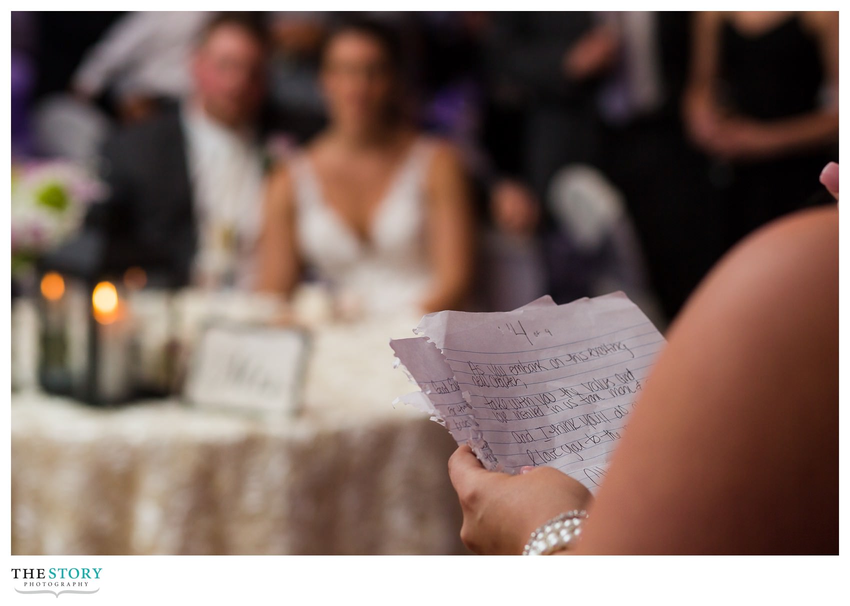 maid of honor's speech notes