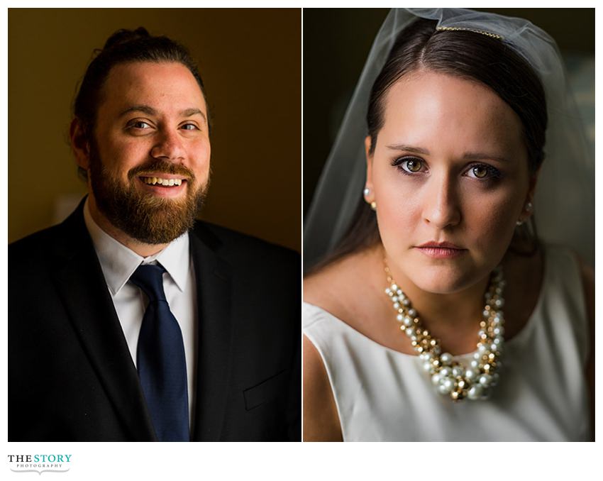 bride & groom wedding portraits