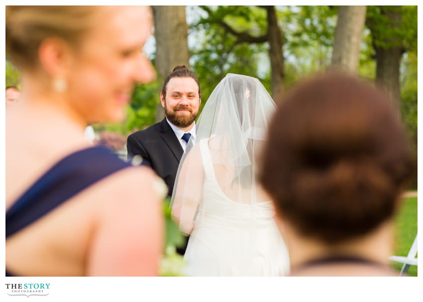 Otesaga Resort outdoor wedding ceremony