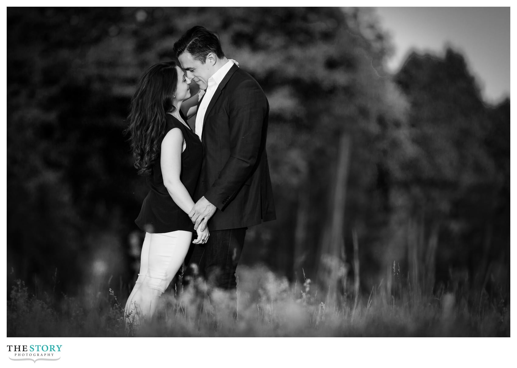 green lakes engagement photography
