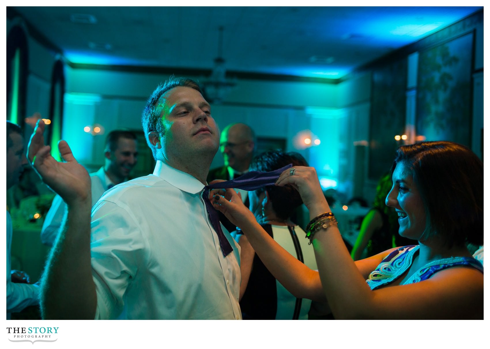 wedding guests at Inn on Broadway reception