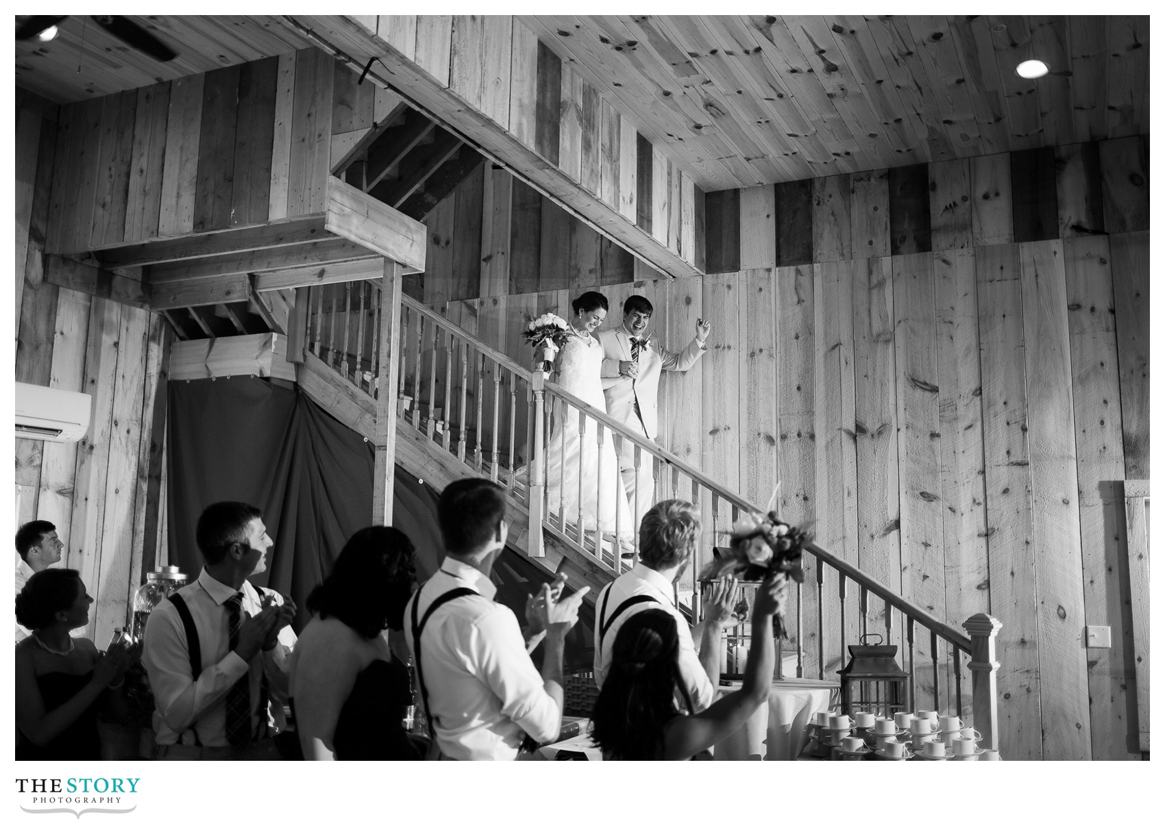 upstate, NY barn wedding reception