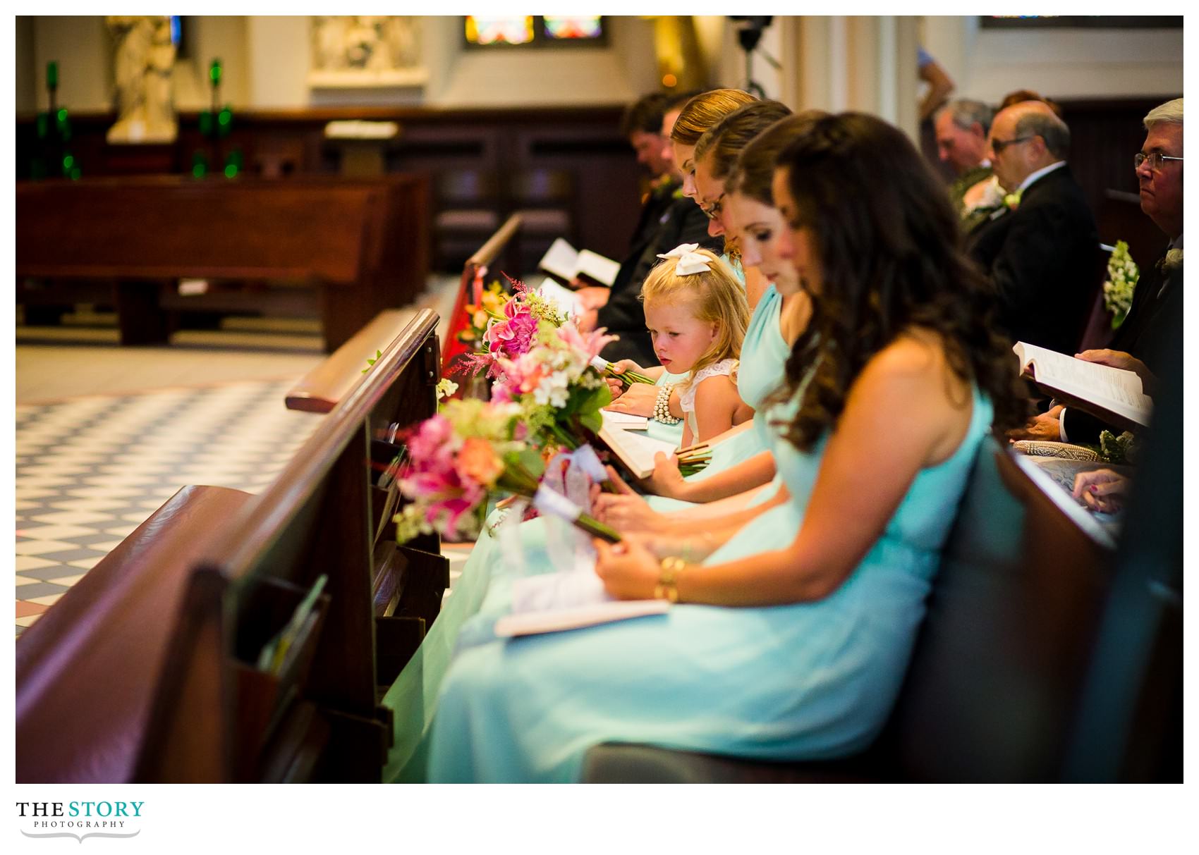 St. Mary's church Auburn, NY wedding ceremony