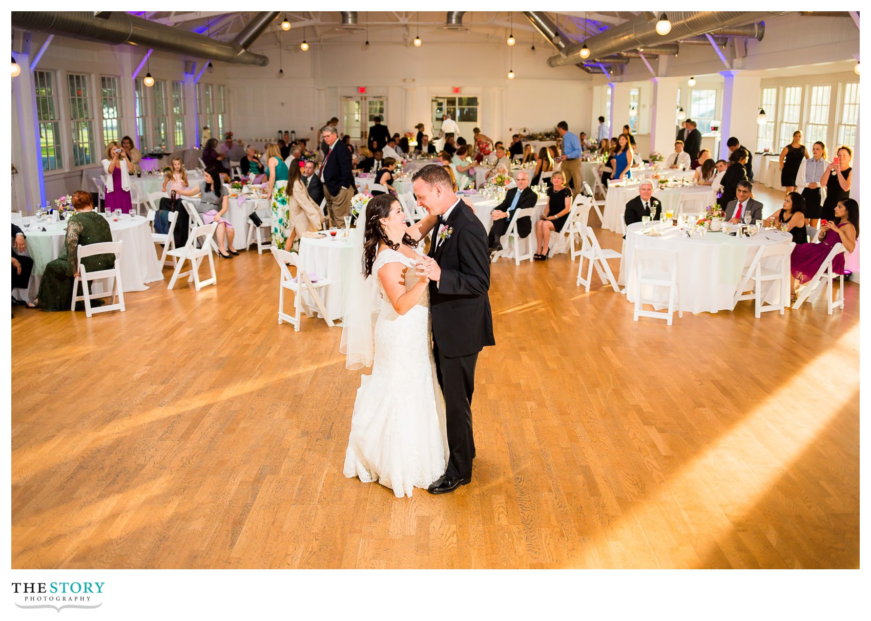 first dance at Emerson Park wedding reception