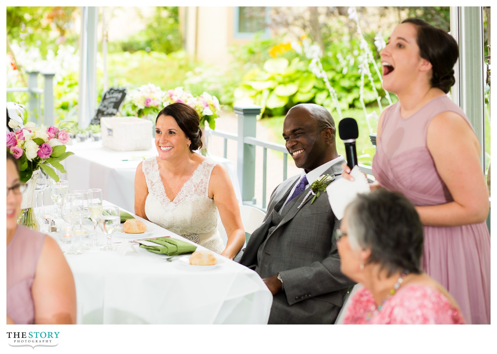 maid of honor speech at mirbeau wedding reception