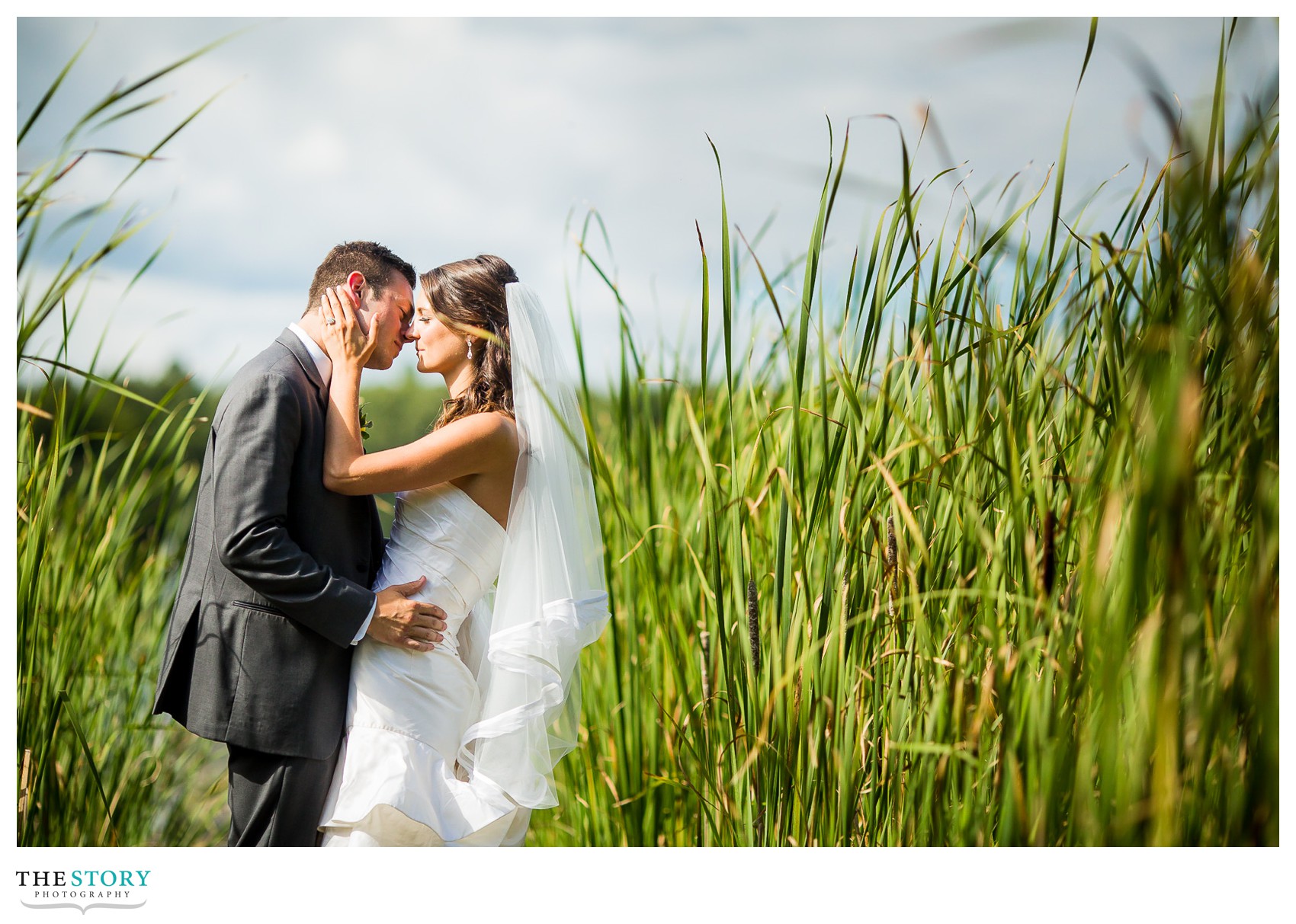 T.I. Park dock wedding photo