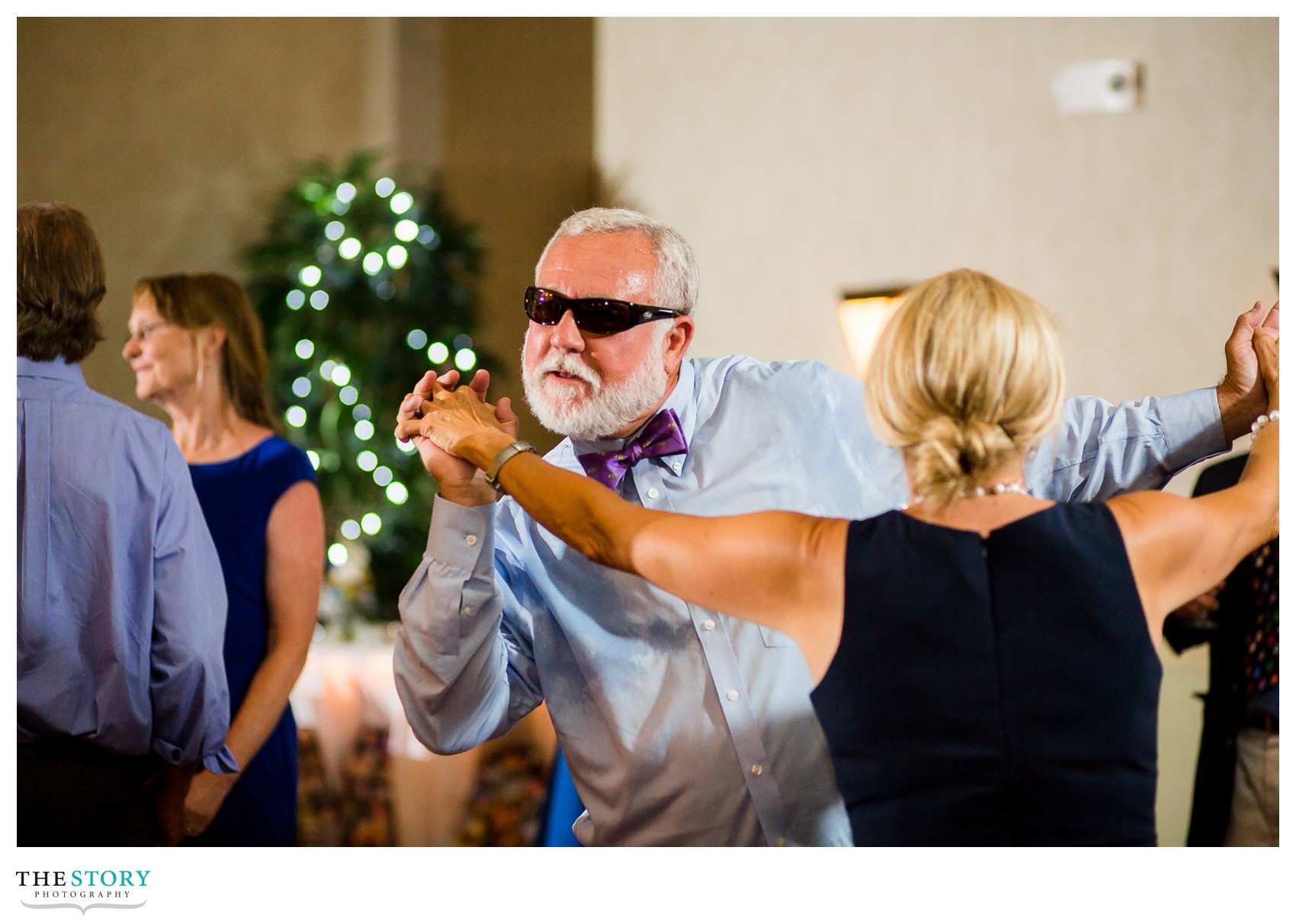 dancing at wedding reception in Clayton, NY