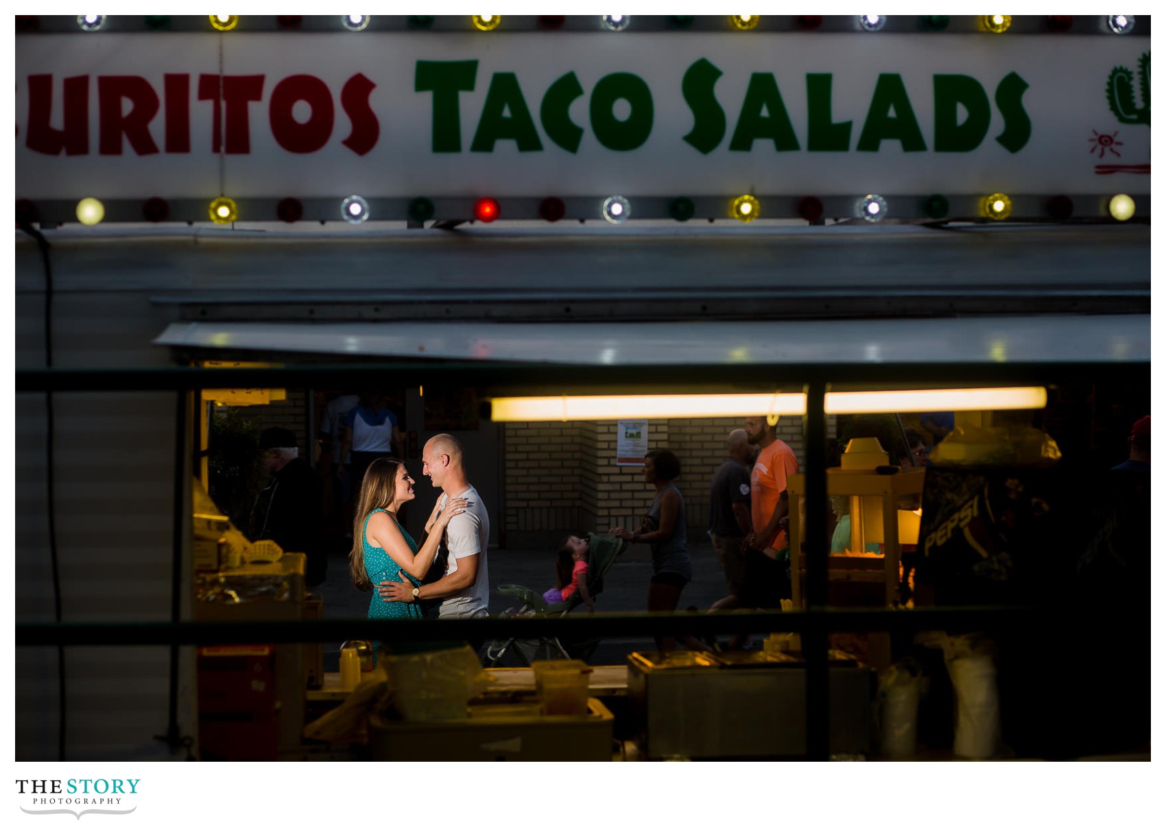 creativve engagement photos at the New York state fair