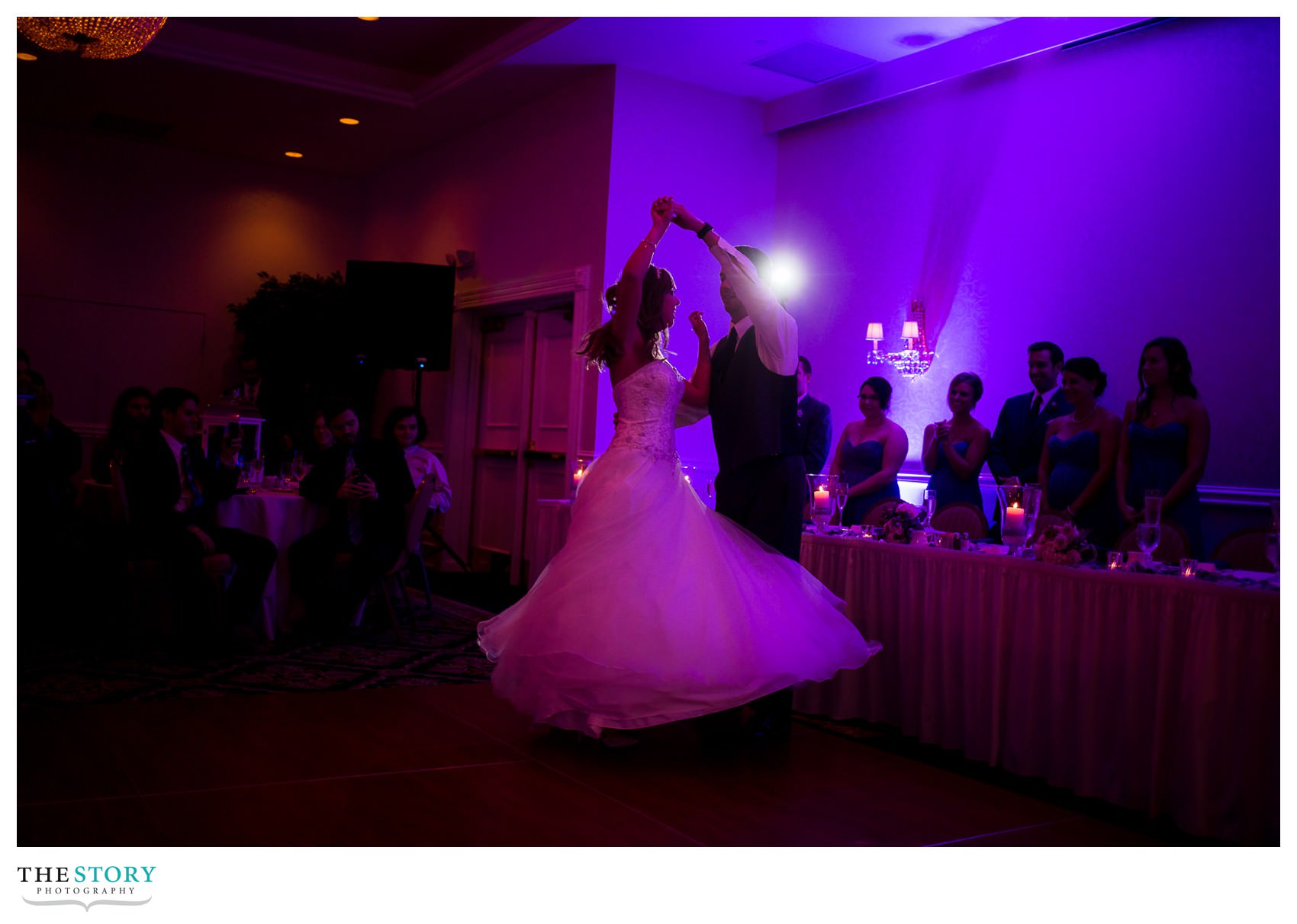 first dance at Genesee Grande wedding reception