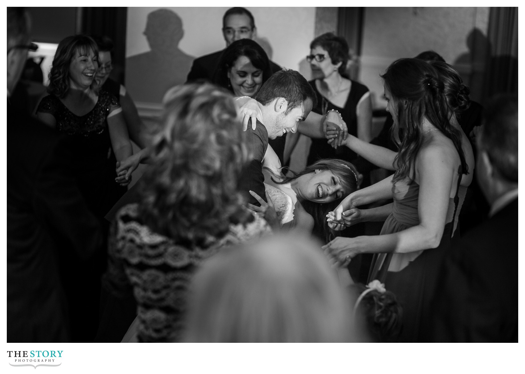 bride and groom dancing at syracuse wedding reception at genesee grande hotel